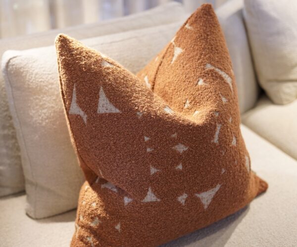 OMAR - FELIX BURNED ORANGE 50 x 50 incl filling - Afbeelding 2